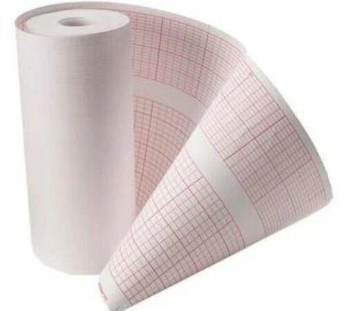 ECG Thermal Paper 50mmx30m roll – Orange Grid